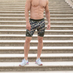 Shorts // Green Camoflauge (S)