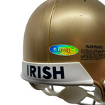 Raghib "Rocket" Ismail // Notre Dame Fighting Irish // Autographed Mini Helmet