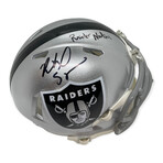 Richard Seymour // Oakland Radiers // Autographed Mini Helmet + Inscription