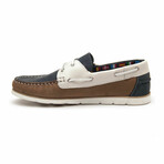 Yacht Loafer // Brown + Navy + Beige (Size 39)