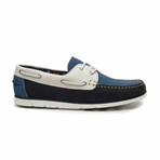 Yacht Loafer // Blue + Cream (39)