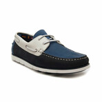 Yacht Loafer // Blue + Cream (39)