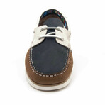 Yacht Loafer // Brown + Navy + Beige (Size 39)