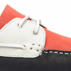 Yacht Loafer // Red + Navy + Beige (Size 39)