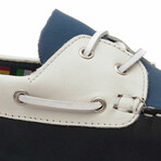 Yacht Loafer // Blue + Cream (39)