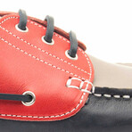 Jack Loafer // Blue + Beige +Red (39)