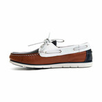 Mixnauti Loafer // Brown + Navy + Beige (39)