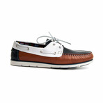 Mixnauti Loafer // Brown + Navy + Beige (39)