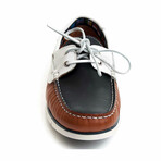 Mixnauti Loafer // Brown + Navy + Beige (39)