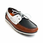 Mixnauti Loafer // Brown + Navy + Beige (39)