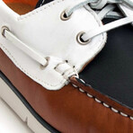 Mixnauti Loafer // Brown + Navy + Beige (39)