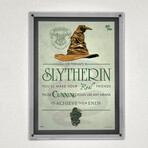Harry Potter // Sorting Hat Slytherin // MightyPrint™ Wall Art // Backlit LED Frame