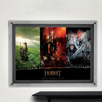 Hobbit Trilogy // There and Back Again // MightyPrint™ Wall Art // Backlit LED Frame