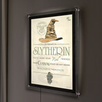 Harry Potter // Sorting Hat Slytherin // MightyPrint™ Wall Art // Backlit LED Frame
