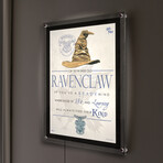 Harry Potter // Sorting Hat Ravenclaw // MightyPrint™ Wall Art // Backlit LED Frame