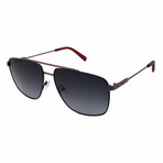Men's SF239S-071 Aviator Sunglasses // Matte Dark Ruthenium + Blue