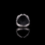 Davy Jones Ring // Oxidized Silver (6.5)