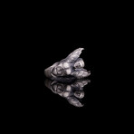 Male Angel Ring // Oxidized Silver (9)