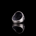 Gollum Ring // Oxidized Silver (7.5)