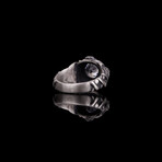 Jack Sparrow Signet Ring // Oxidized Silver (7.5)