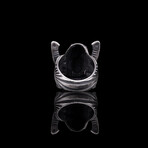 Deadpool Ring // Oxidized Silver (5.5)