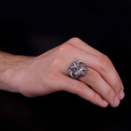 Davy Jones Ring // Oxidized Silver (9)