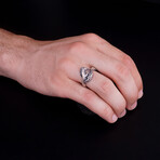 Chic Horse Ring // Oxidized Silver (8)