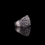 Tree of Life Ring // Oxidized Silver (6)