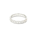 Tiffany & Co. // 18K White Gold T Ring // Ring Size: 7 // Pre-Owned