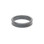 Tiffany & Co. // Titanium Black Ring // Ring Size: 7.5 // Pre-Owned