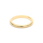 Tiffany & Co. // 18K Rose Gold Classic Band Ring With Diamond // Rize Size: 5.5 // Pre-Owned