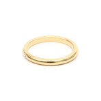 Tiffany & Co. // 18K Rose Gold Classic Band Ring With Diamond // Rize Size: 5.5 // Pre-Owned