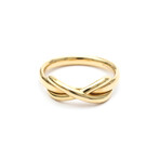 Tiffany & Co. // 18K Rose Gold Infinity Ring // Ring Size: 5 // Pre-Owned