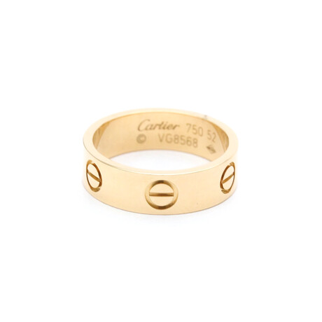 Cartier // 18K Rose Gold Love Ring // Ring Size: 6 // Pre-Owned