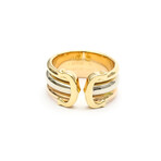 Cartier // 18K White Gold + 18K Yellow Gold + 18K Rose Gold Trinity Ring // Ring Size: 6 // 8g // Pre-Owned