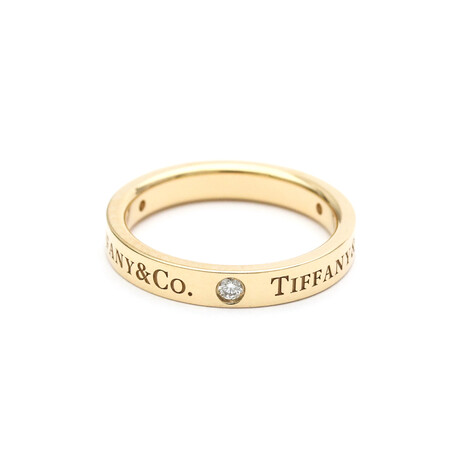 Tiffany & Co. // 18K Rose Gold Ring Diamond // Ring Size: 5 // Pre-Owned