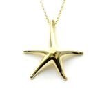 Tiffany & Co. // 18K Yellow Gold Starfish Necklace // 16" // Pre-Owned