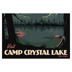 Camp Crystal Postcard // Friday the 13th