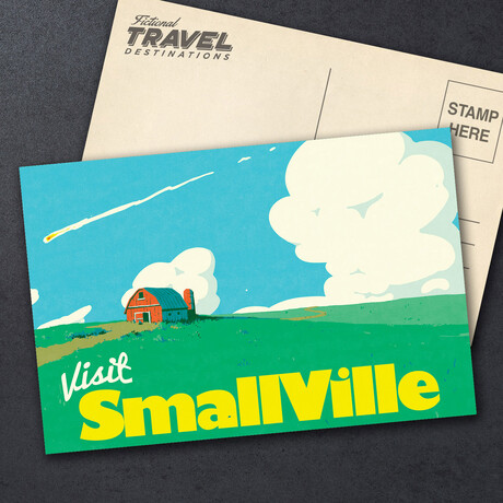 Smallville Postcard // Superman