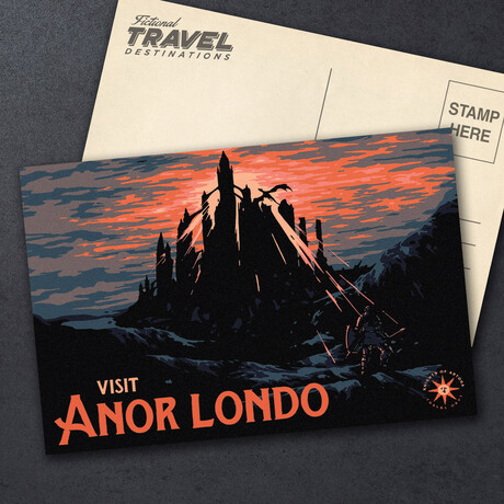 Anor Londo Postcard // Dark Souls