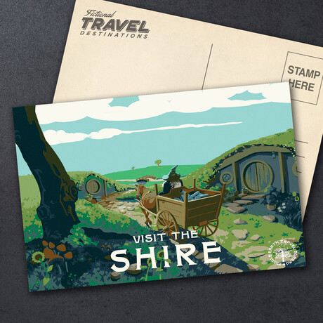 The Shire Postcard // The Lord of the Rings