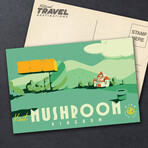 Mushroom Kingdom Postcard // Mario