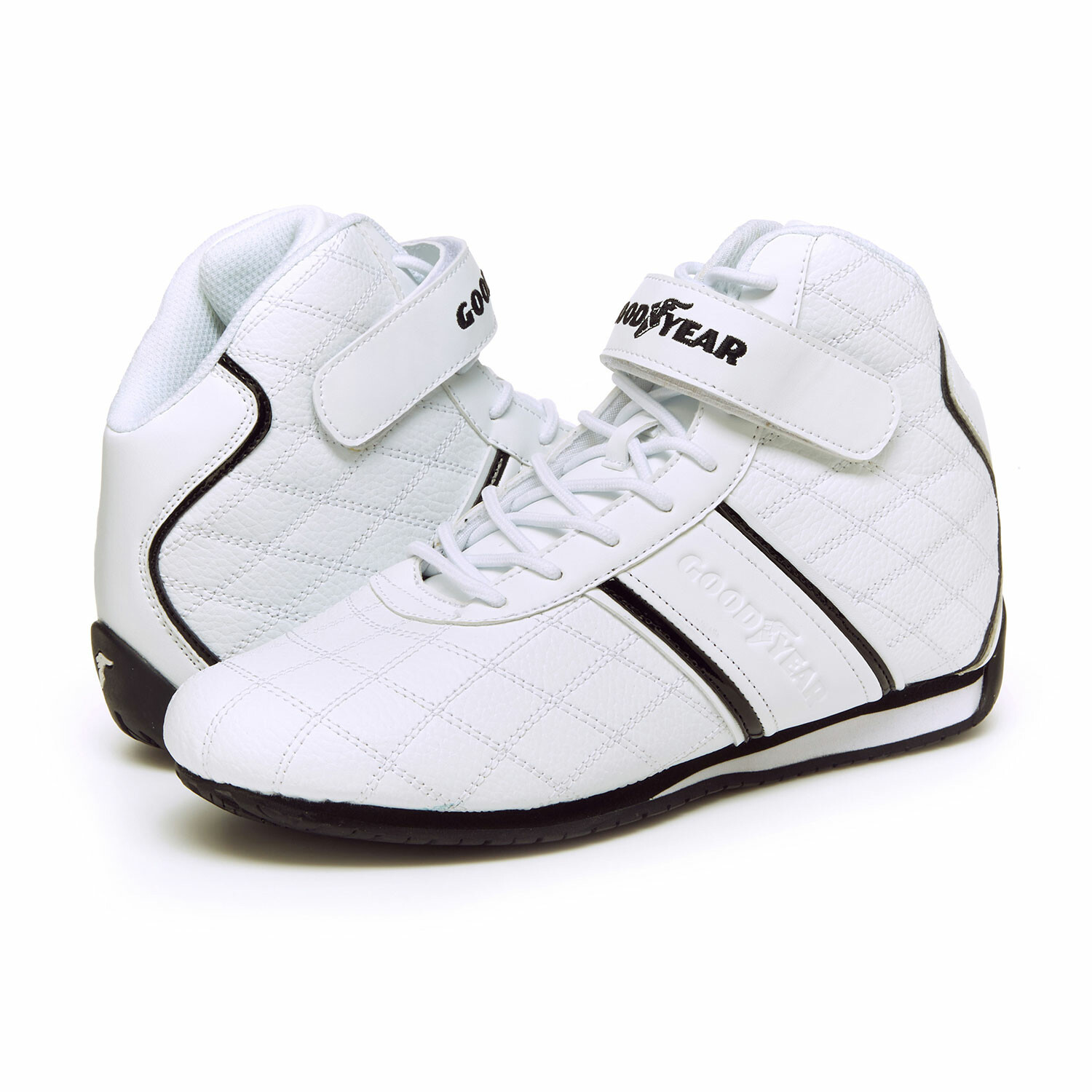 Clutch // White + Black (12M) - Goodyear Driving Shoes - Touch of Modern