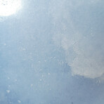 Genuine Polished Blue Calcite Heart With Acrylic Display Stand