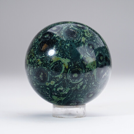 Genuine Polished Kambaba Jasper Sphere With Acrylic Display Stand // V2