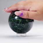 Genuine Polished Kambaba Jasper Sphere With Acrylic Display Stand // V2