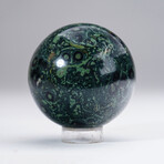 Genuine Polished Kambaba Jasper Sphere With Acrylic Display Stand // V2