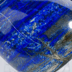 Genuine Polished Lapis Lazuli Heart With Acrylic Display Stand // V2