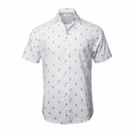 Vicenza Short Sleeve Button Down Shirt // White (M)
