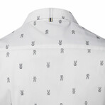 Vicenza Short Sleeve Button Down Shirt // White (M)